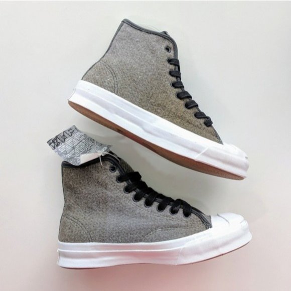 Converse Jack Purcell Woolrich Signature Hi Unisex Wool Sneaker Women's 5.5 - Picture 1 of 7